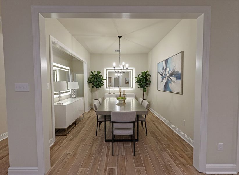 Furnished interior view inside a new home in Longleaf, Lumberton (Image 6).