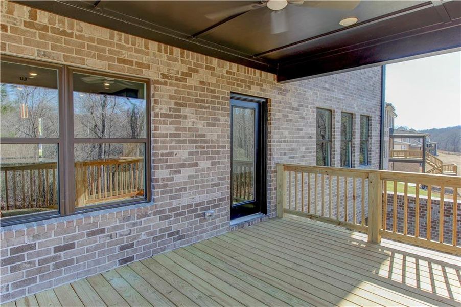Exterior details and patio area of a home in , Conyers (Image 23).