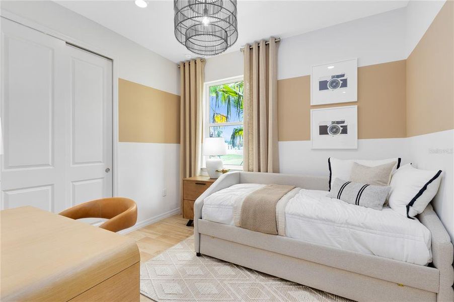 Furnished interior view inside a new home in Sunrise Estates, West Melbourne (Image 23).