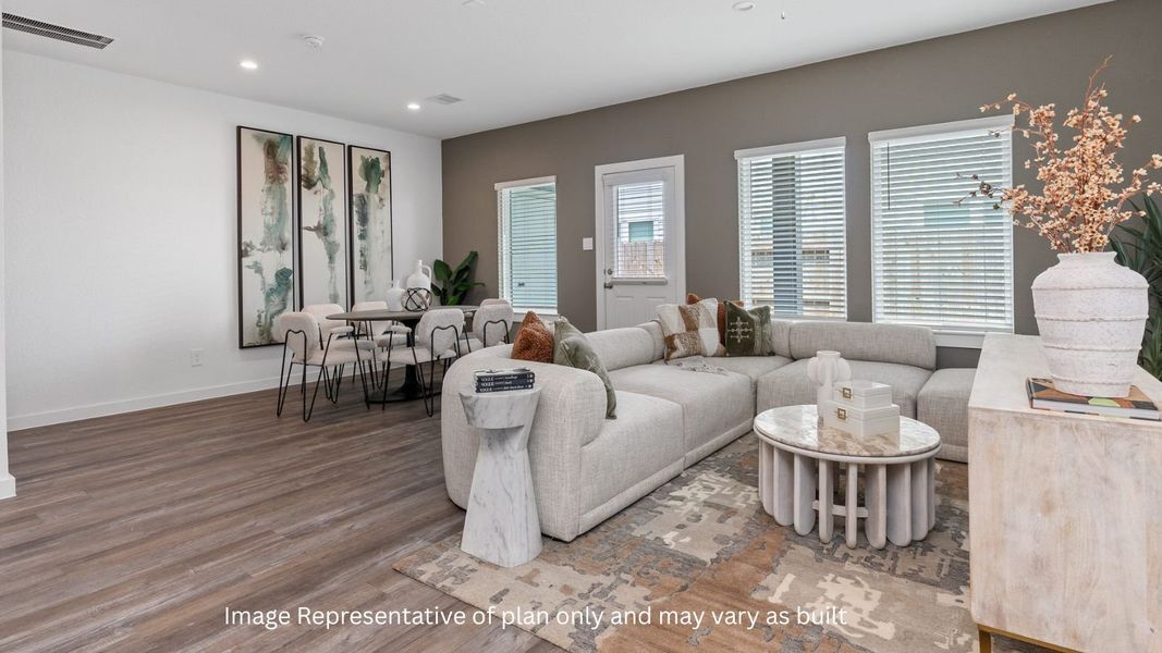 Furnished interior view inside a new home in Alaia Crossing, Houston (Image 10).