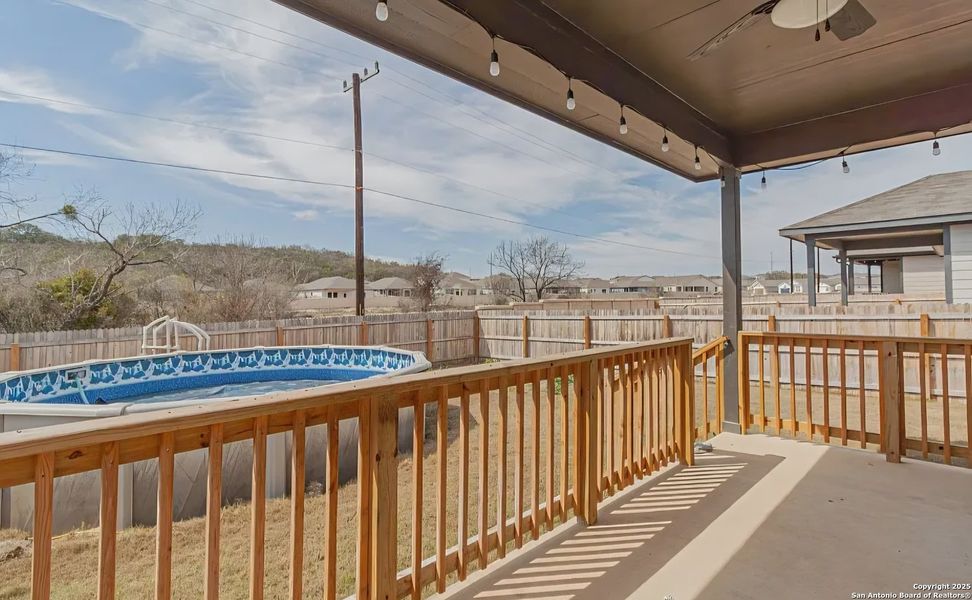 Exterior details and patio area of a home in Hunter's Ranch, San Antonio (Image 2). Exterior details and patio area of a home in Hunter's Ranch, San Antonio (Image 2).