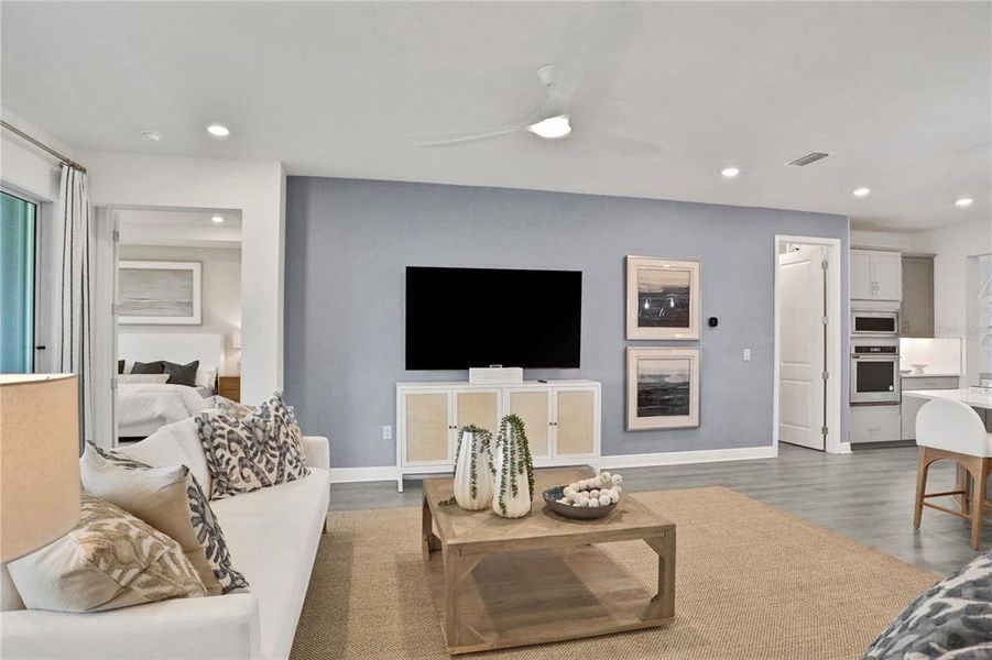 Furnished interior view inside a new home in Angeline, Land O' Lakes (Image 48).