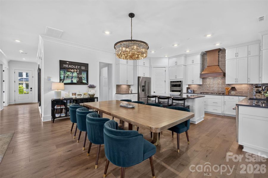 Furnished interior view inside a new home in , Huntersville (Image 25).