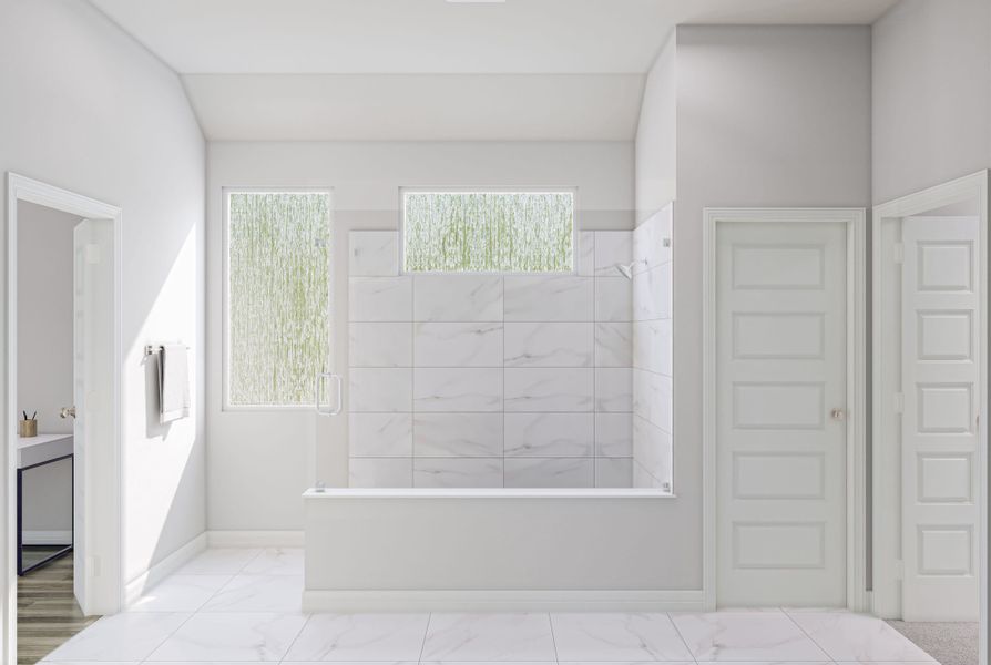 Representative unfurnished interior of a home built from the Starling by Tri Pointe Homes in Oakhill Reserve, Tomball (Image 19).