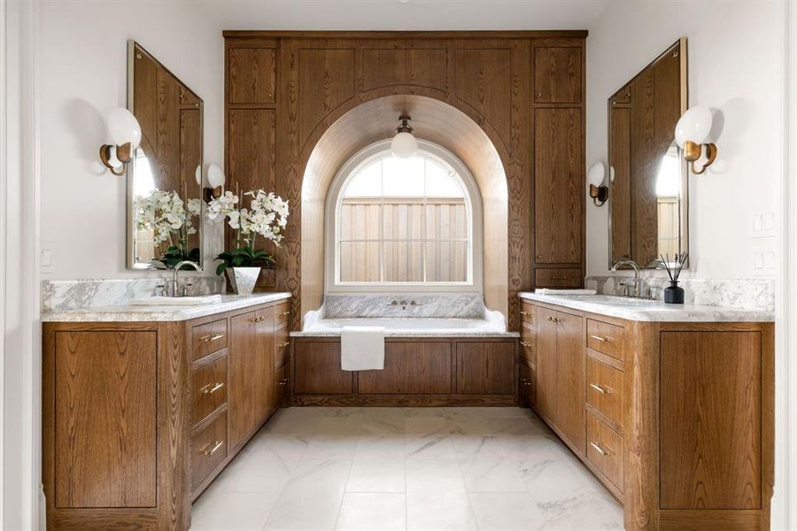 Furnished interior view inside a new home in , Frisco (Image 16).