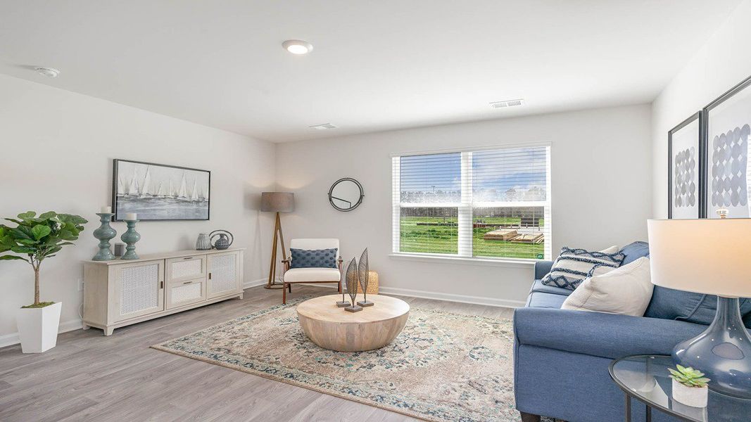 Furnished interior view inside a new home in Auberon Woods, Conway (Image 10). Furnished interior view inside a new home in Auberon Woods, Conway (Image 10).