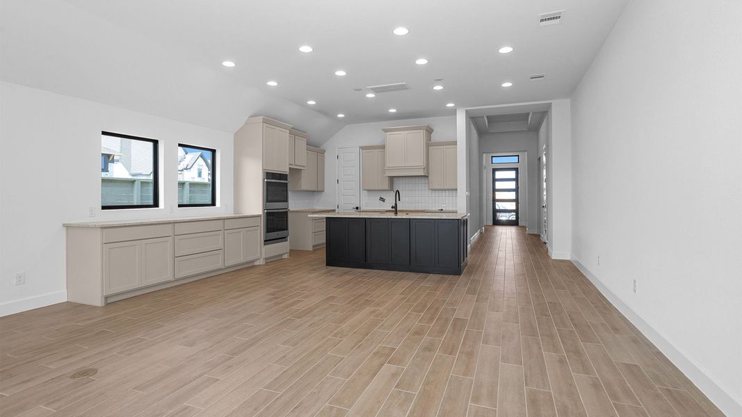Furnished interior view inside a new home in Legacy, League City (Image 5).