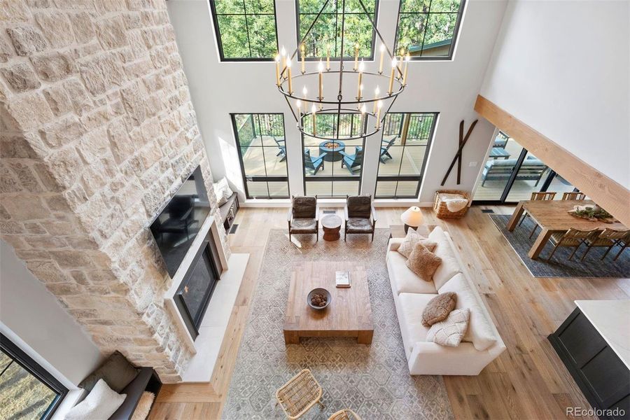 Furnished interior view inside a new home in , Evergreen (Image 13). Furnished interior view inside a new home in , Evergreen (Image 13).