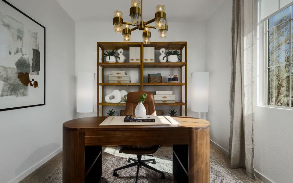 Furnished interior view inside a new home in Wildflower at Blossom Rock, Apache Junction (Image 15).