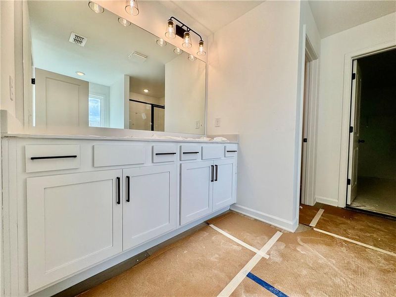 In-progress construction of a new home in Eastlyn Crossing, Flowery Branch, GA (Image 18).