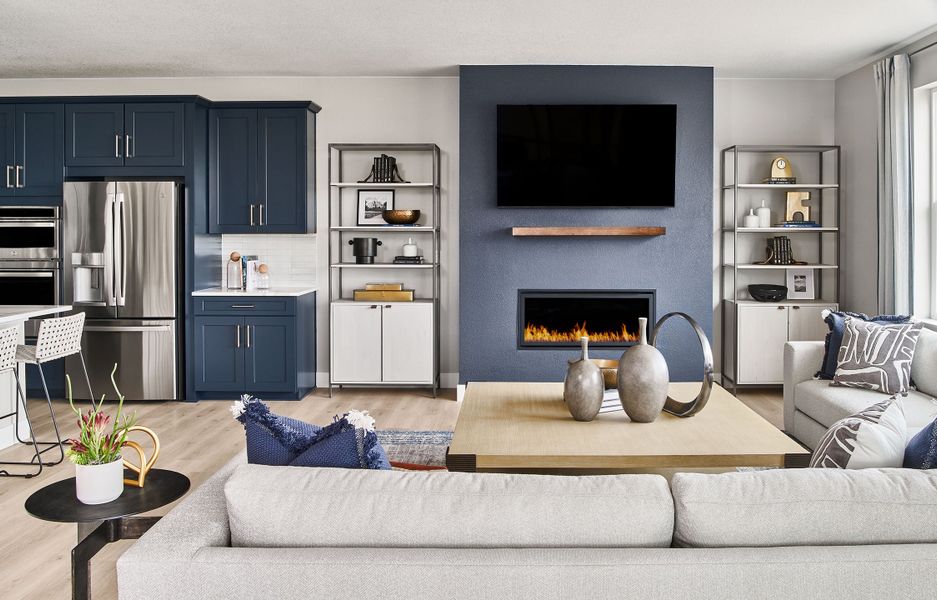 Representative furnished interior of a home built from the Steamboat Plus | A Multi-Gen Home by Taylor Morrison in Macanta, Castle Rock (Image 4).