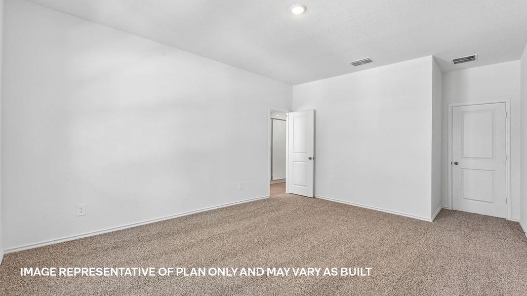 Representative unfurnished interior of a home built from the The Lyndon by D.R. Horton in Valverde, Bastrop (Image 23).