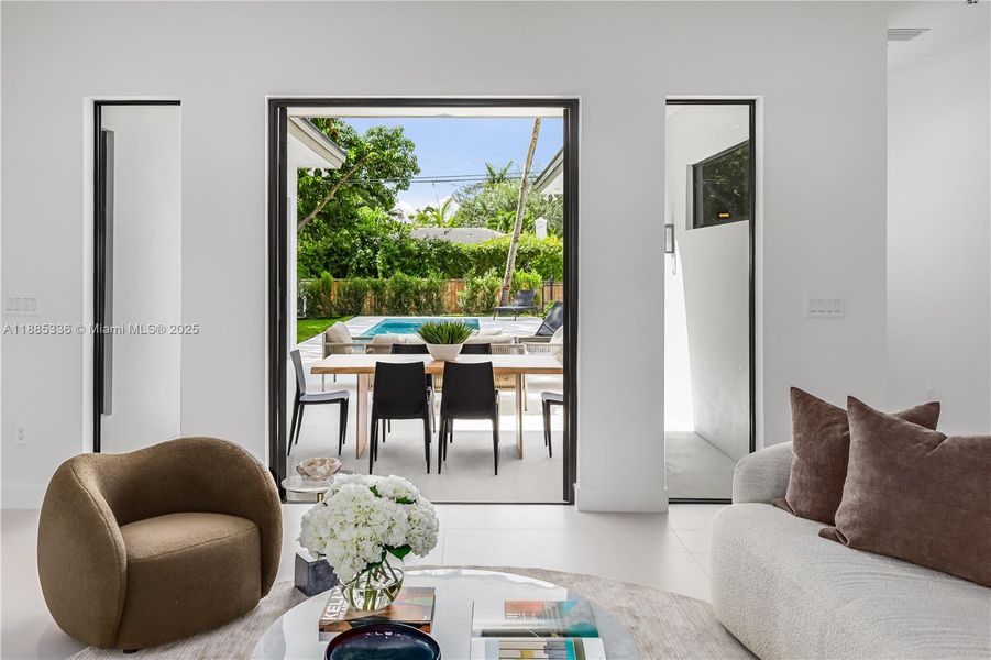 Furnished interior view inside a new home in , Miami Shores (Image 15).