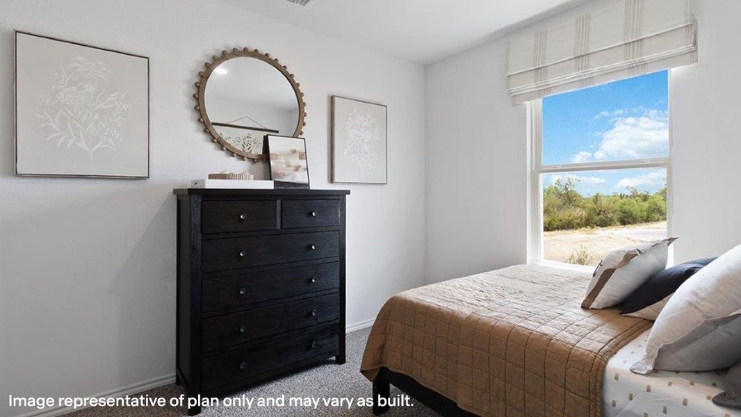 Representative furnished interior of a home built from the The Franklin by D.R. Horton in Avenida, Converse (Image 31).