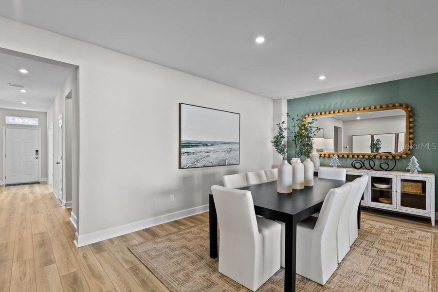 Furnished interior view inside a new home in The Cypress Series at Reserve East, Flagler Beach (Image 26).