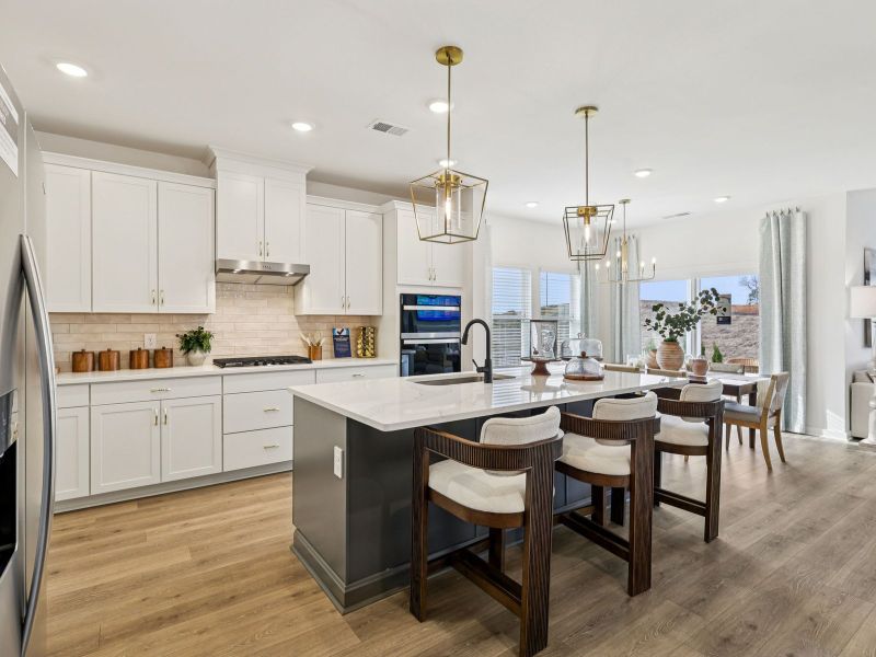 Furnished interior view inside a new home in Benders Cove - Estate Series, Mount Juliet (Image 4).