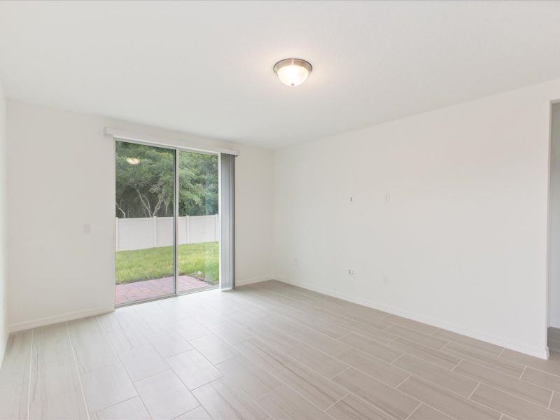 Living room in the Daphne floorplan at 2386 White Tail Street