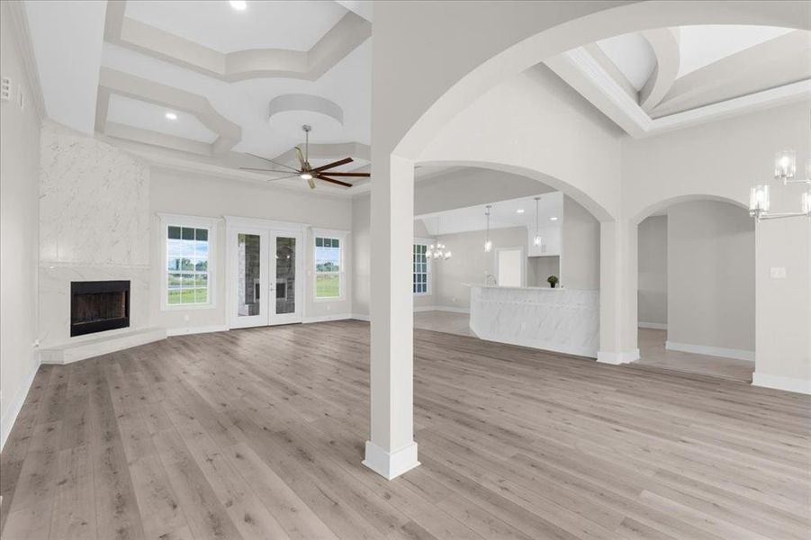 Spacious, unfurnished interior of a new home in , Corsicana (Image 16). Spacious, unfurnished interior of a new home in , Corsicana (Image 16).