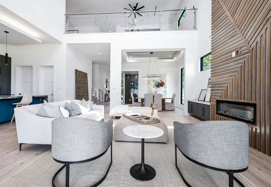 Furnished interior view inside a new home in , Houston (Image 28).