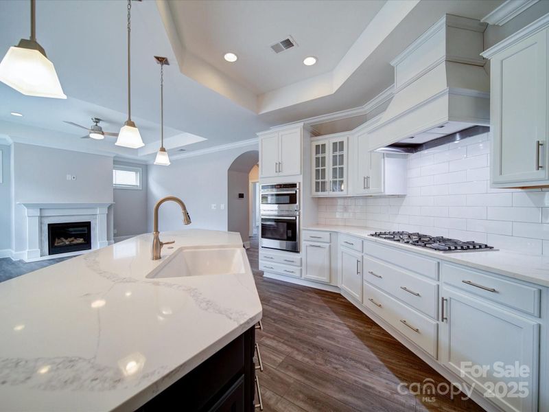 Furnished interior view inside a new home in The Courtyards on New Hope, Gastonia (Image 12).