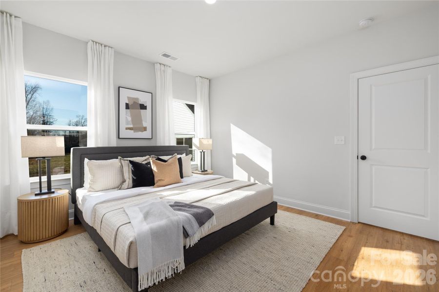 Furnished interior view inside a new home in , Charlotte (Image 12).