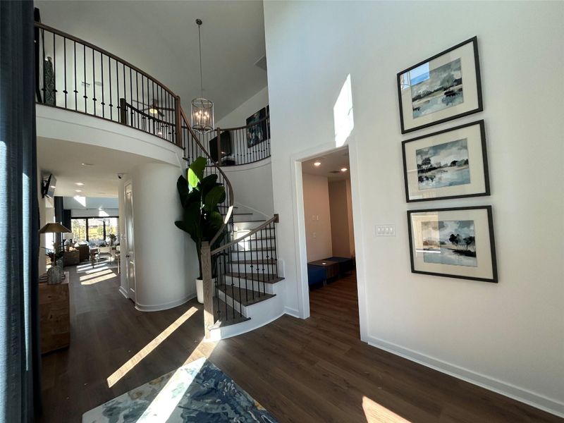 Furnished interior view inside a new home in Santa Rita Ranch, Liberty Hill (Image 14).