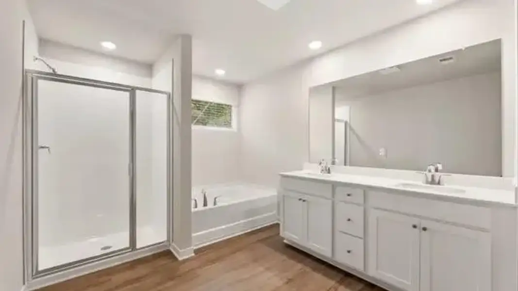 Furnished interior view inside a new home in Sherwood Square, Flowery Branch (Image 12).