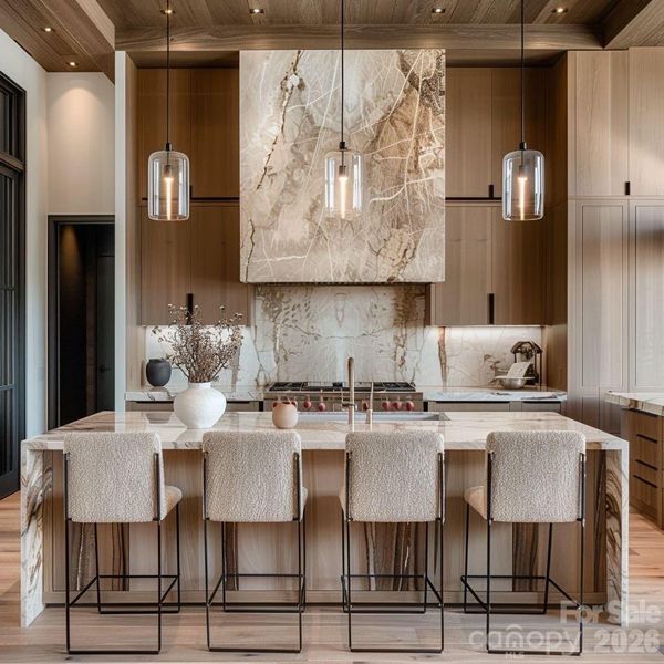 Furnished interior view inside a new home in , Charlotte (Image 6).