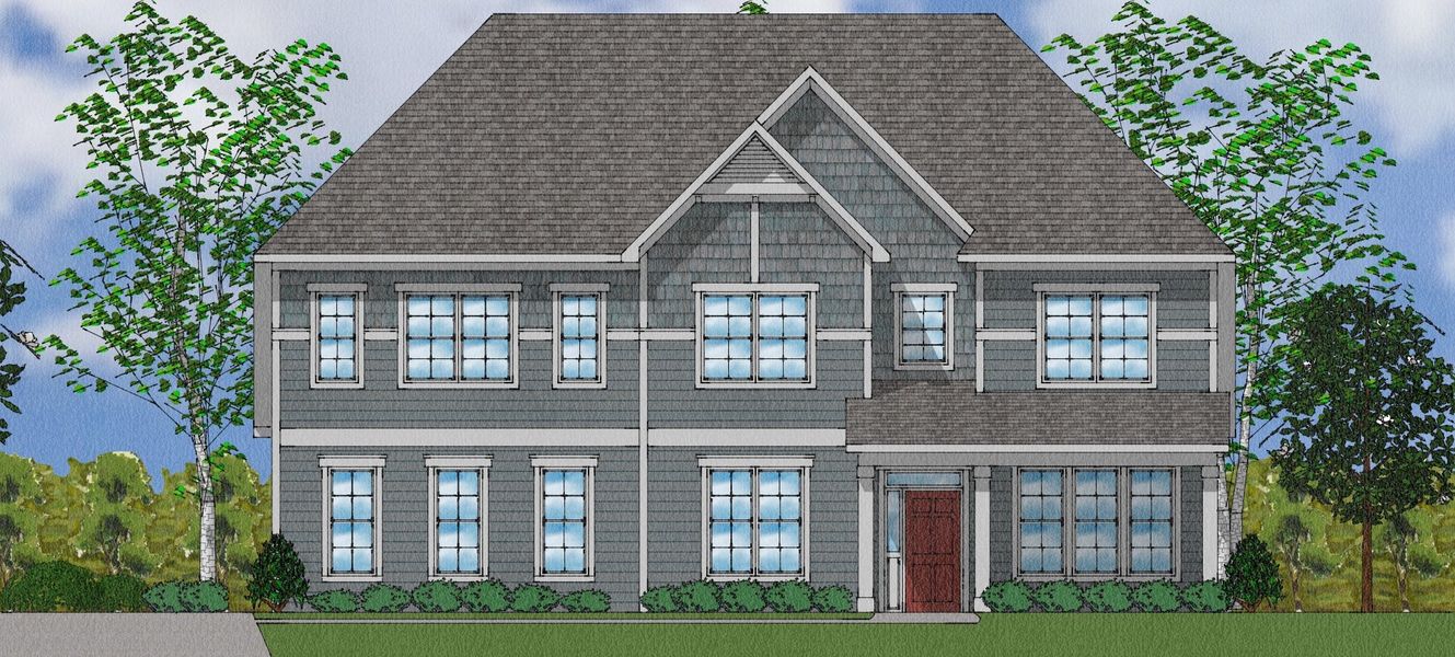 Representative exterior photo of a completed home built from the Livingston - Elite Collection by Mungo Homes in Walnut Grove, Easley, SC (Image 24).