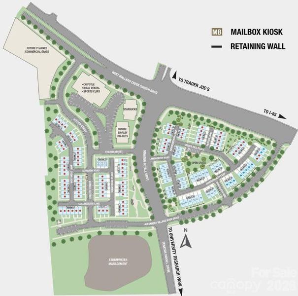 Senata at Research Park Community Sitemap