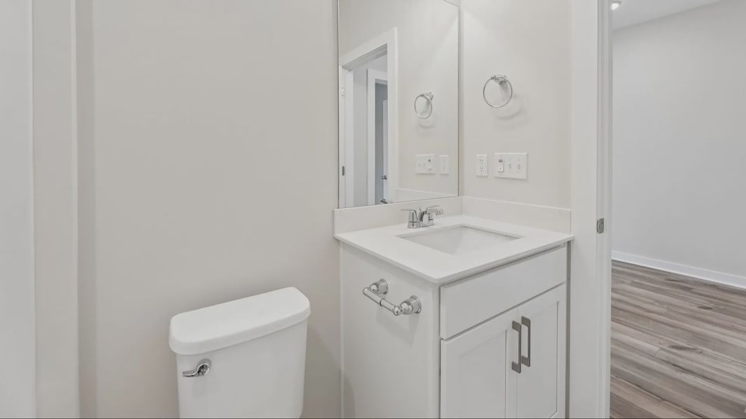 Bathroom with access to hallway