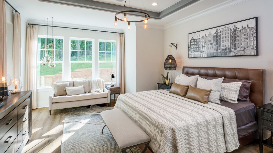 Representative furnished interior of a home built from the The Adventurer by DRB Elevate. in Brook Run, Fort Mill (Image 3).