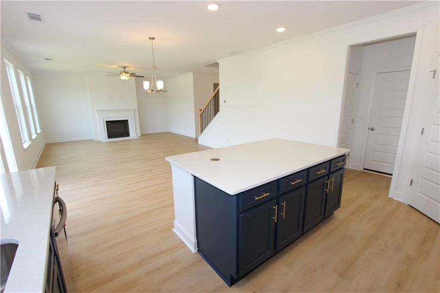 Furnished interior view inside a new home in Clark Farms, Flowery Branch (Image 7).