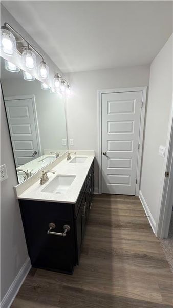 Furnished interior view inside a new home in Habersham Meadows, Demorest (Image 9).