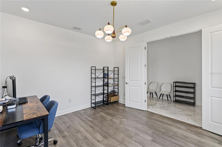 Furnished interior view inside a new home in , Sarasota (Image 38).