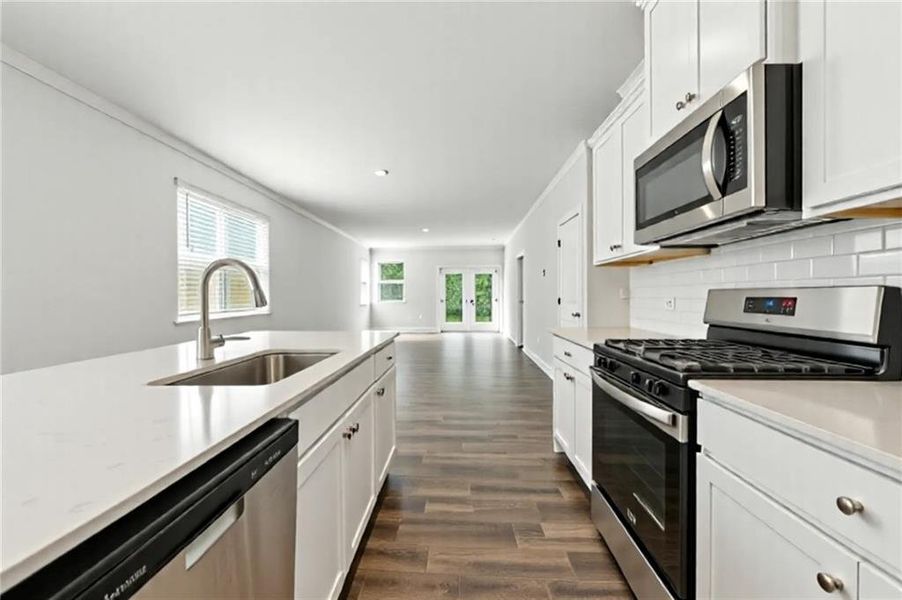 Furnished interior view inside a new home in , Acworth (Image 12).