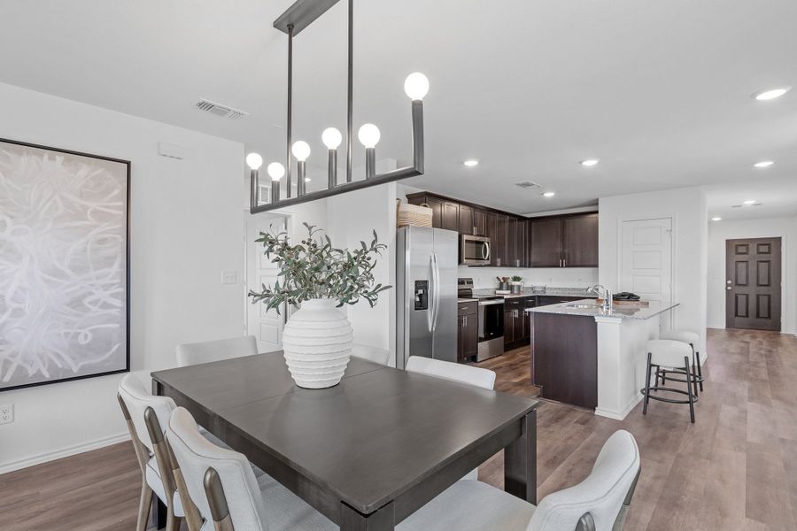 Dining Area Overlooking the Kitchen