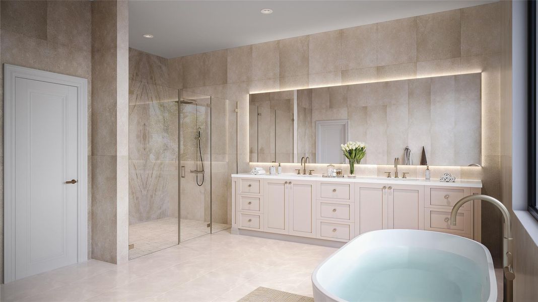 Furnished interior view inside a new home in , Delray Beach (Image 5). Furnished interior view inside a new home in , Delray Beach (Image 5).