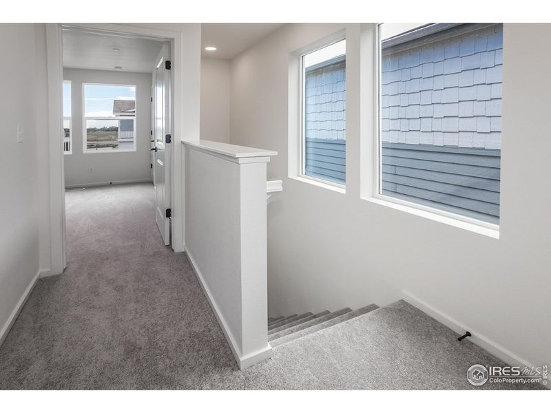 Spacious, unfurnished interior of a new home in Bloom Trailblazer Collection - Single Family Homes, Fort Collins (Image 18).