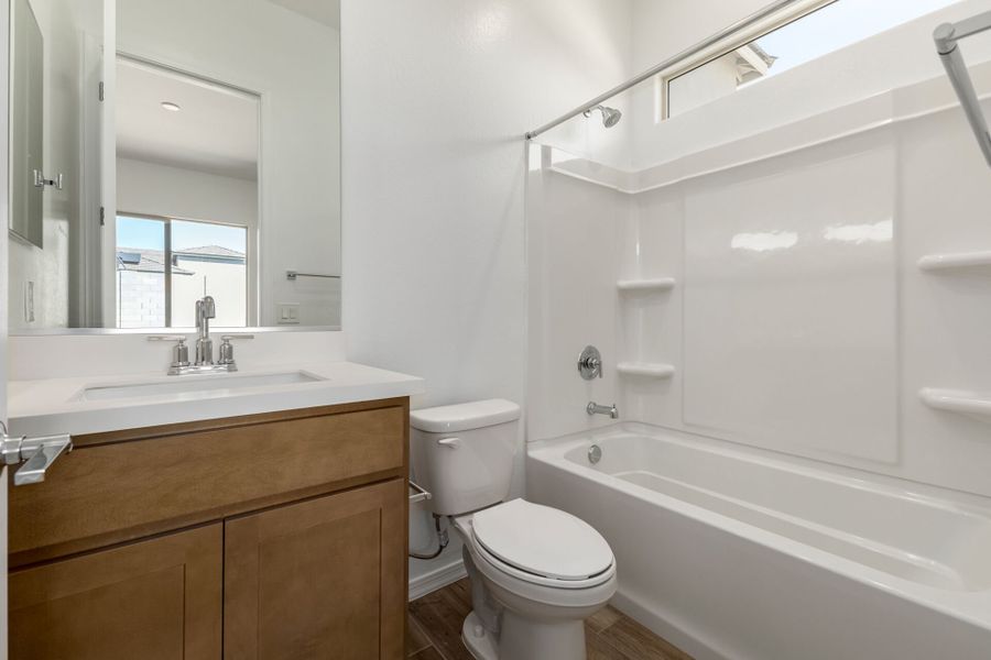 Furnished interior view inside a new home in Las Ventanas - RV Collection, Goodyear (Image 5).