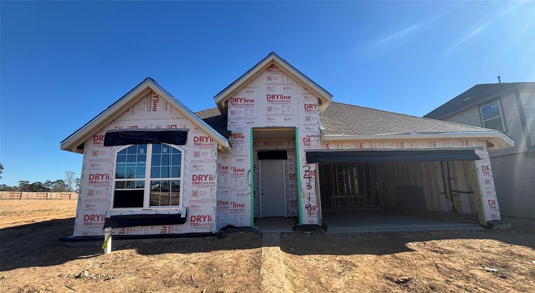 Construction progress of your home