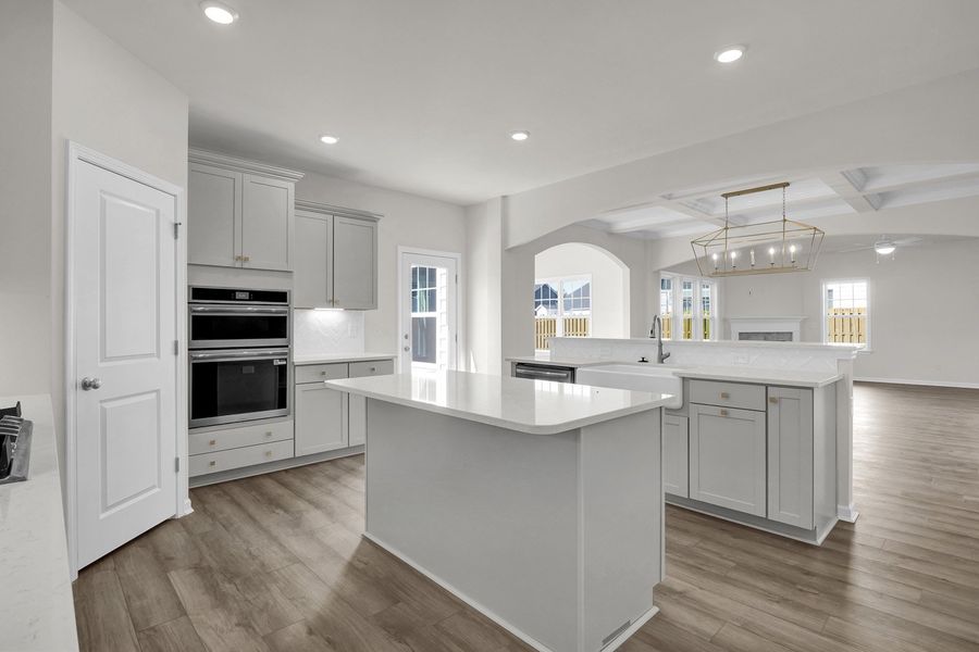 Furnished interior view inside a new home in Grand Park, Leland (Image 9).
