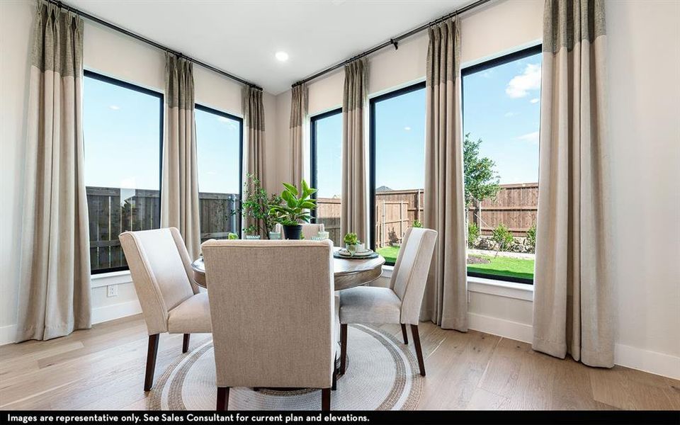 Furnished interior view inside a new home in Green Meadows, Celina (Image 6).