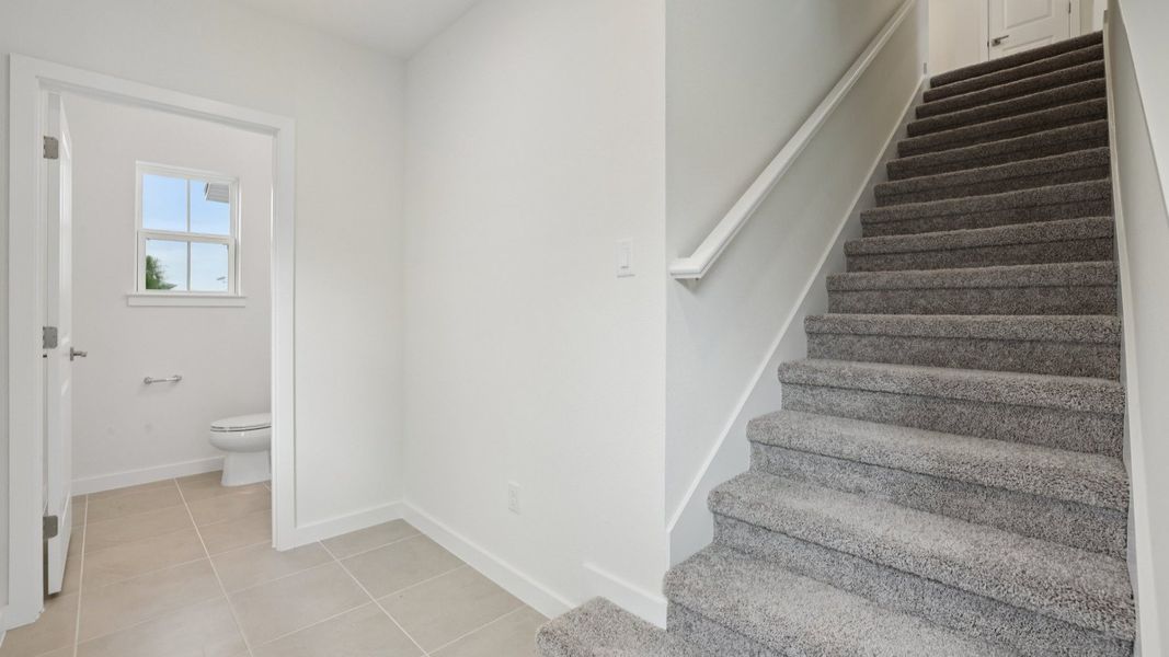 Stairway of the Coronado - End at Cyrene at Harmony located in St Cloud FL by DRB Homes