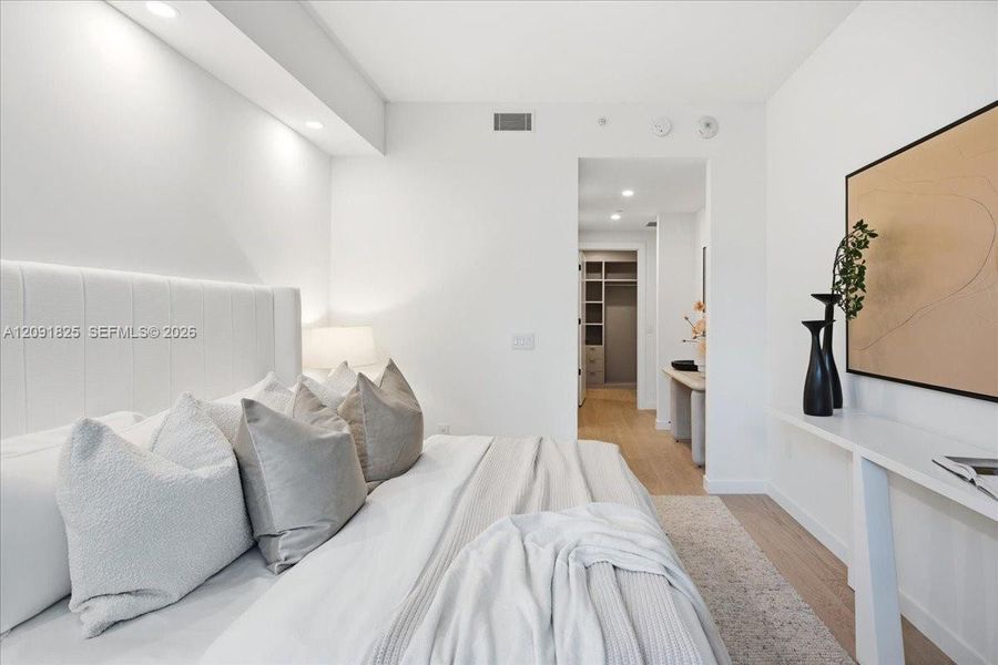 Furnished interior view inside a new home in , Miami (Image 9).