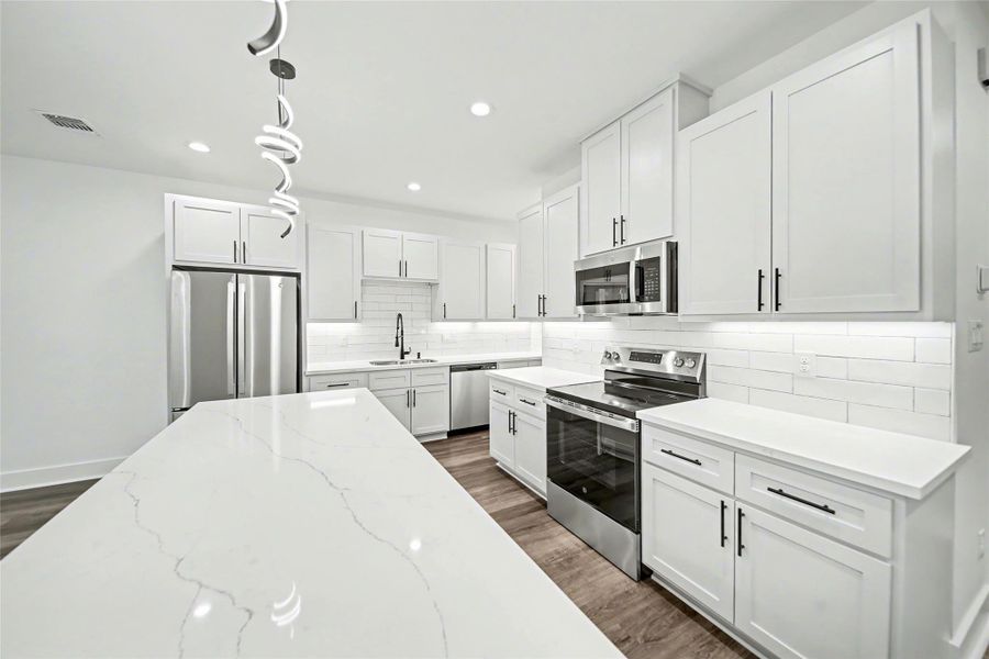 Furnished interior view inside a new home in , Houston (Image 7).