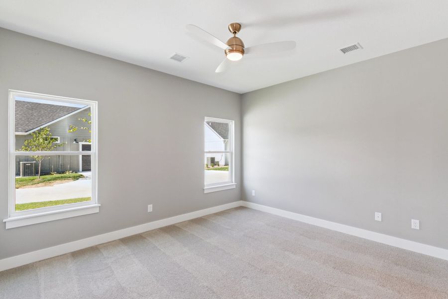 Spacious, unfurnished interior of a new home in The Courtyards at The Moorings, Wichita (Image 12). Spacious, unfurnished interior of a new home in The Courtyards at The Moorings, Wichita (Image 12).