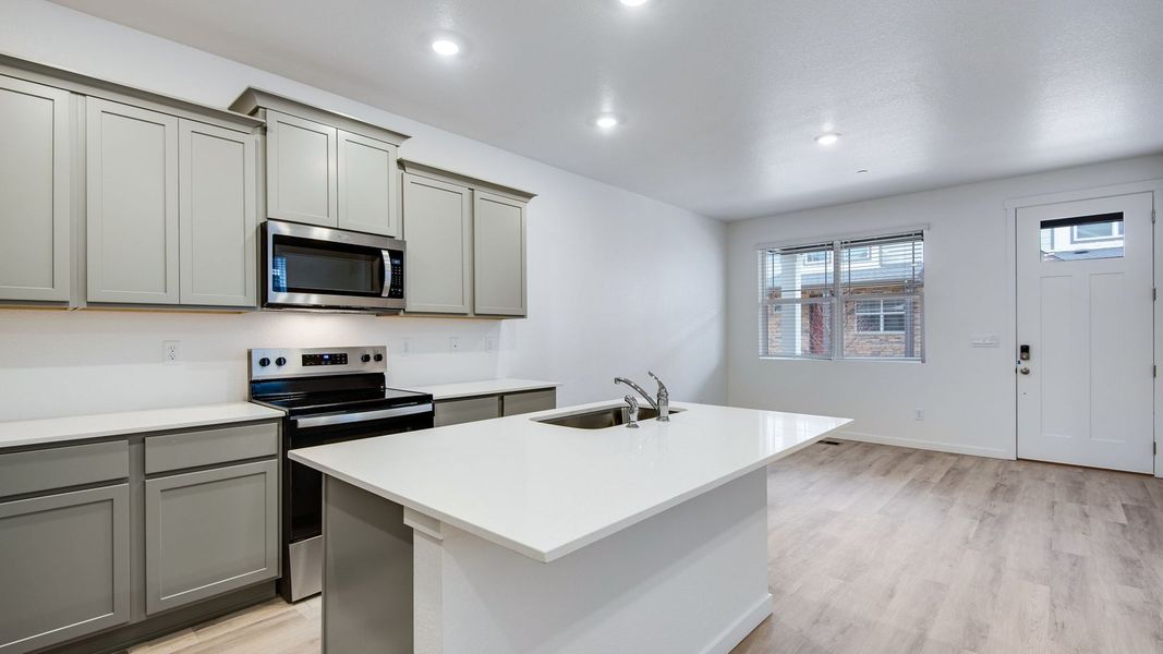 Furnished interior view inside a new home in Settlers Crossing, Commerce City (Image 3).