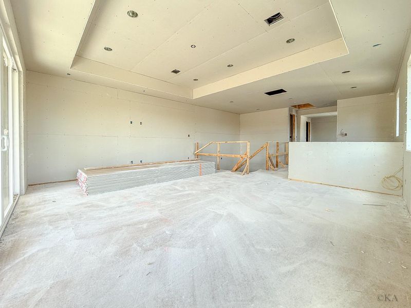 ***Estimated completion April 15, 2026. Showings by appointment only and must be accompanied due to active construction.*** Off the game room is the bonus area ***Estimated completion April 15, 2026. Showings by appointment only and must be accompanied due to active construction.*** Off the game room is the bonus area