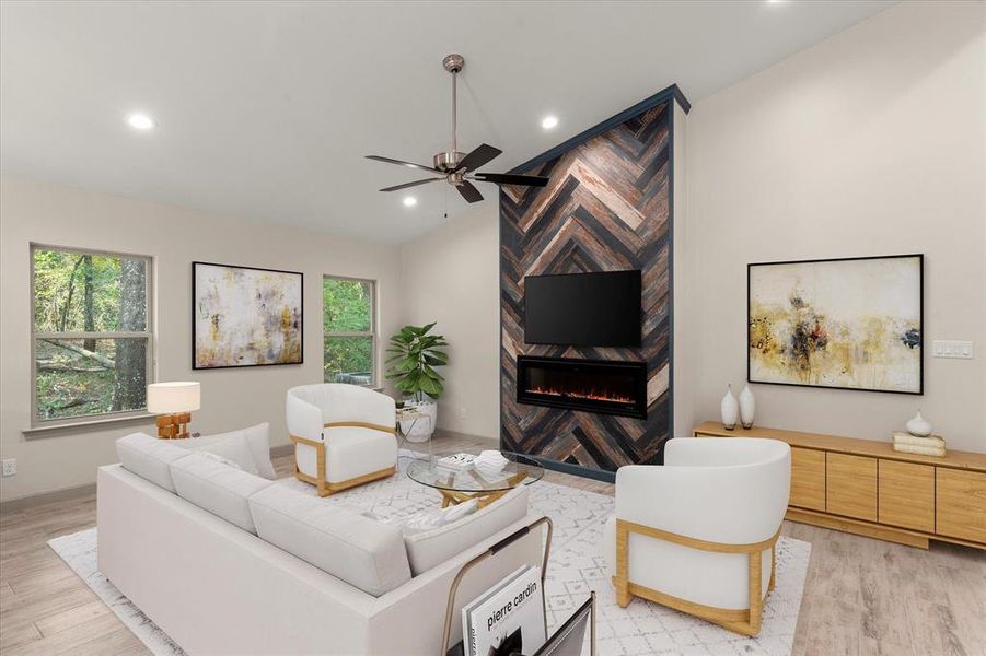 Furnished interior view inside a new home in , Gun Barrel City (Image 32). Furnished interior view inside a new home in , Gun Barrel City (Image 32).